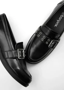 bonprix bonprix Mocasines con estilo motero Negro Hot