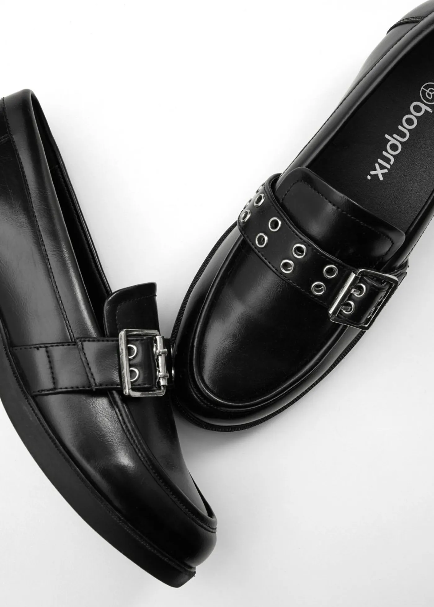 bonprix bonprix Mocasines con estilo motero Negro Hot