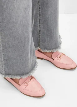 bonprix bonprix Mocasines con hebilla rosa pálido Hot