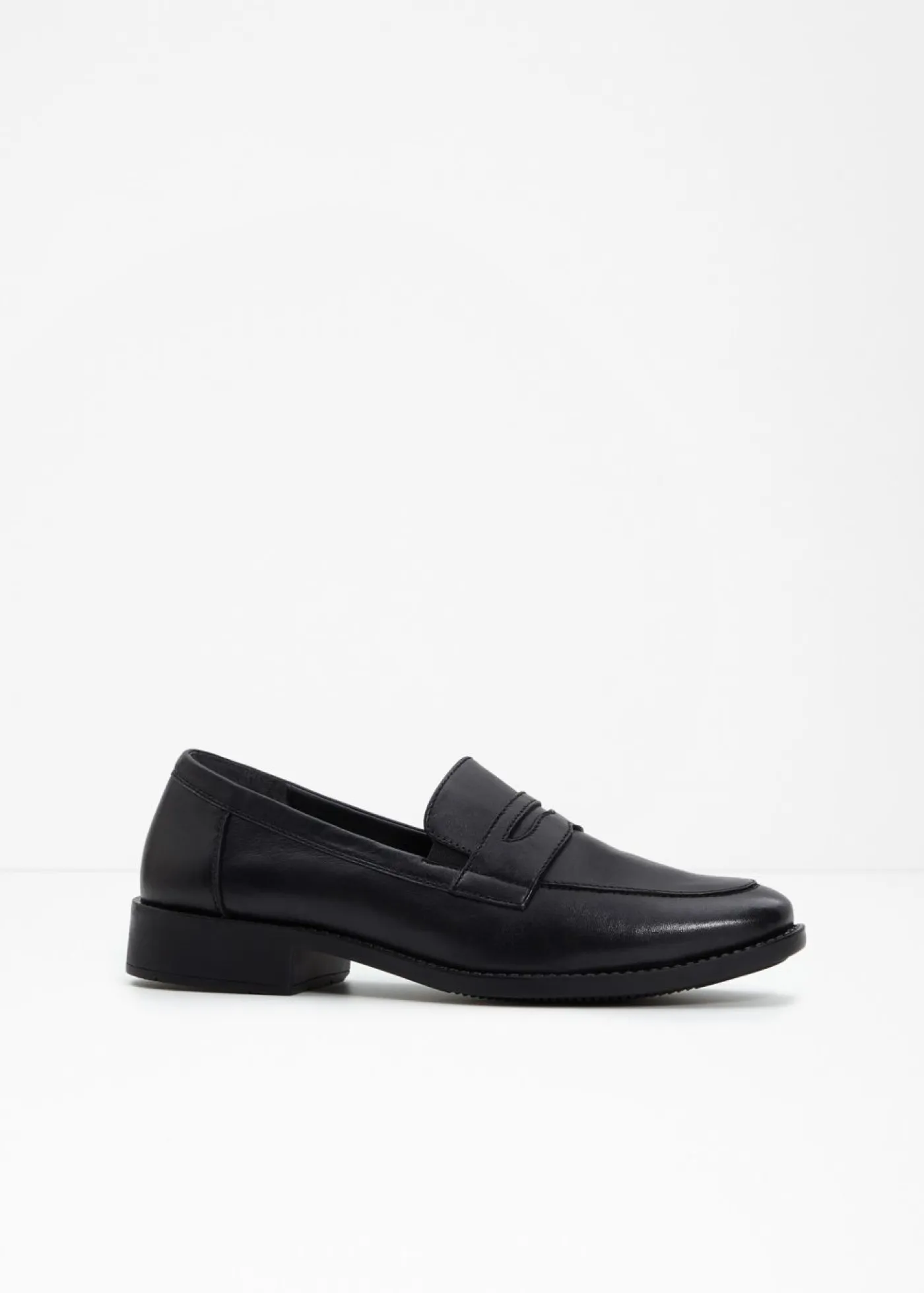 bonprix bonprix Mocasín de piel Negro New
