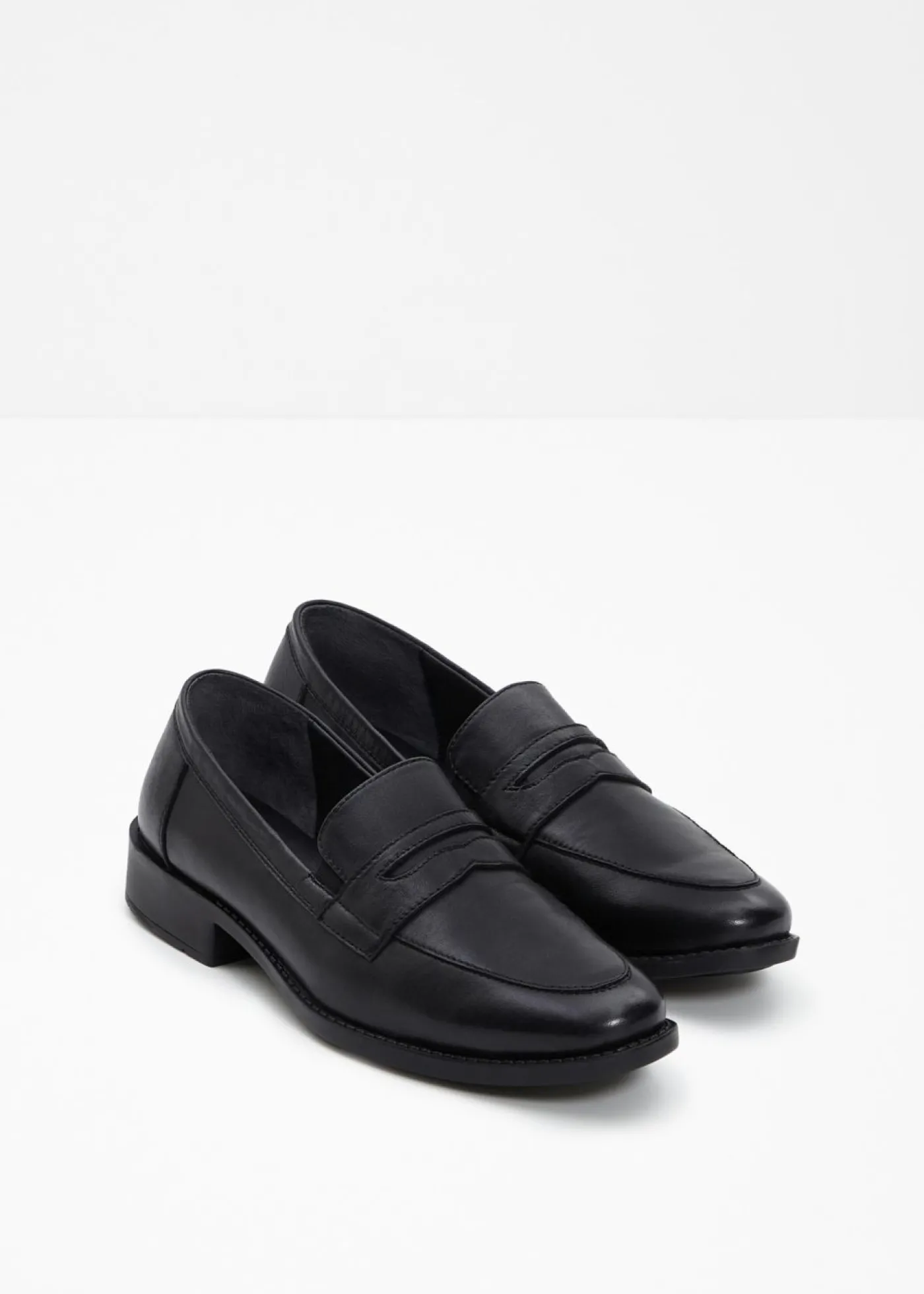 bonprix bonprix Mocasín de piel Negro New