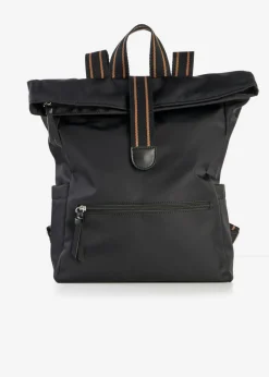 bonprix bonprix Mochila con detalles en contraste Negro Online