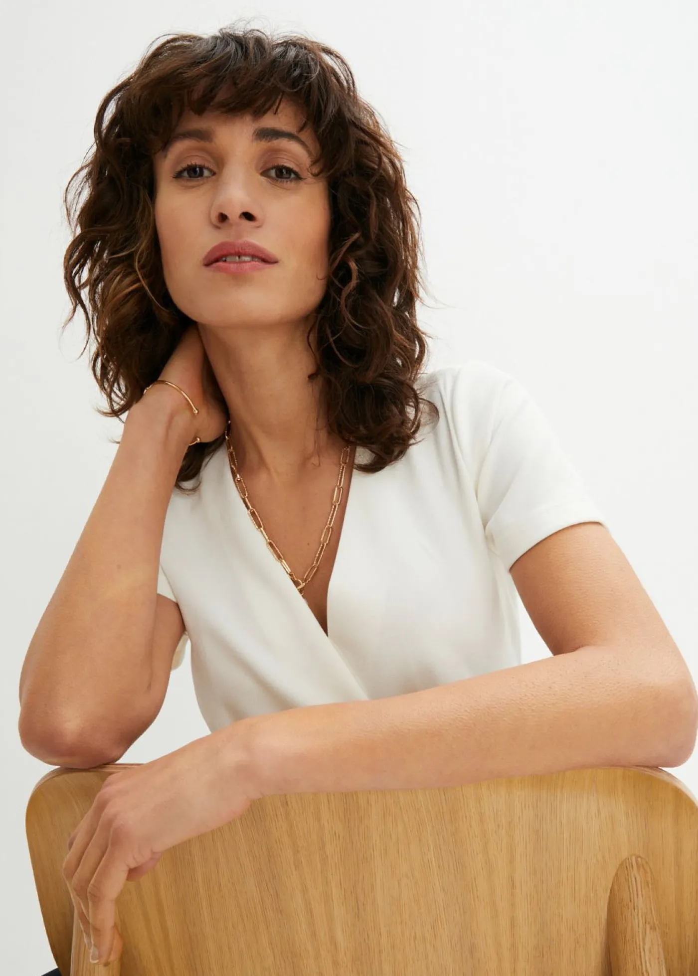 bonprix bonprix Mono Negro-blanco lana New