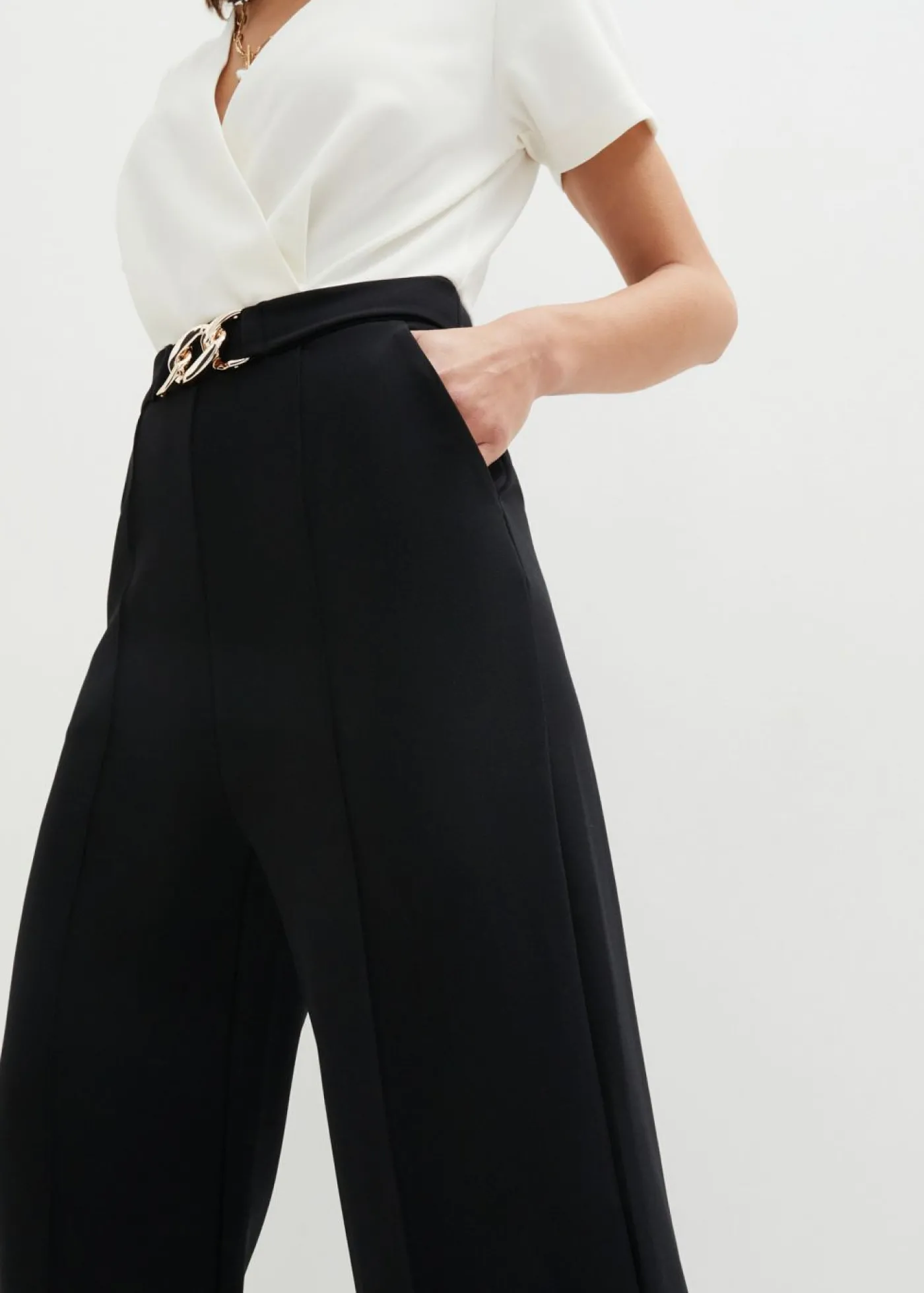 bonprix bonprix Mono Negro-blanco lana New
