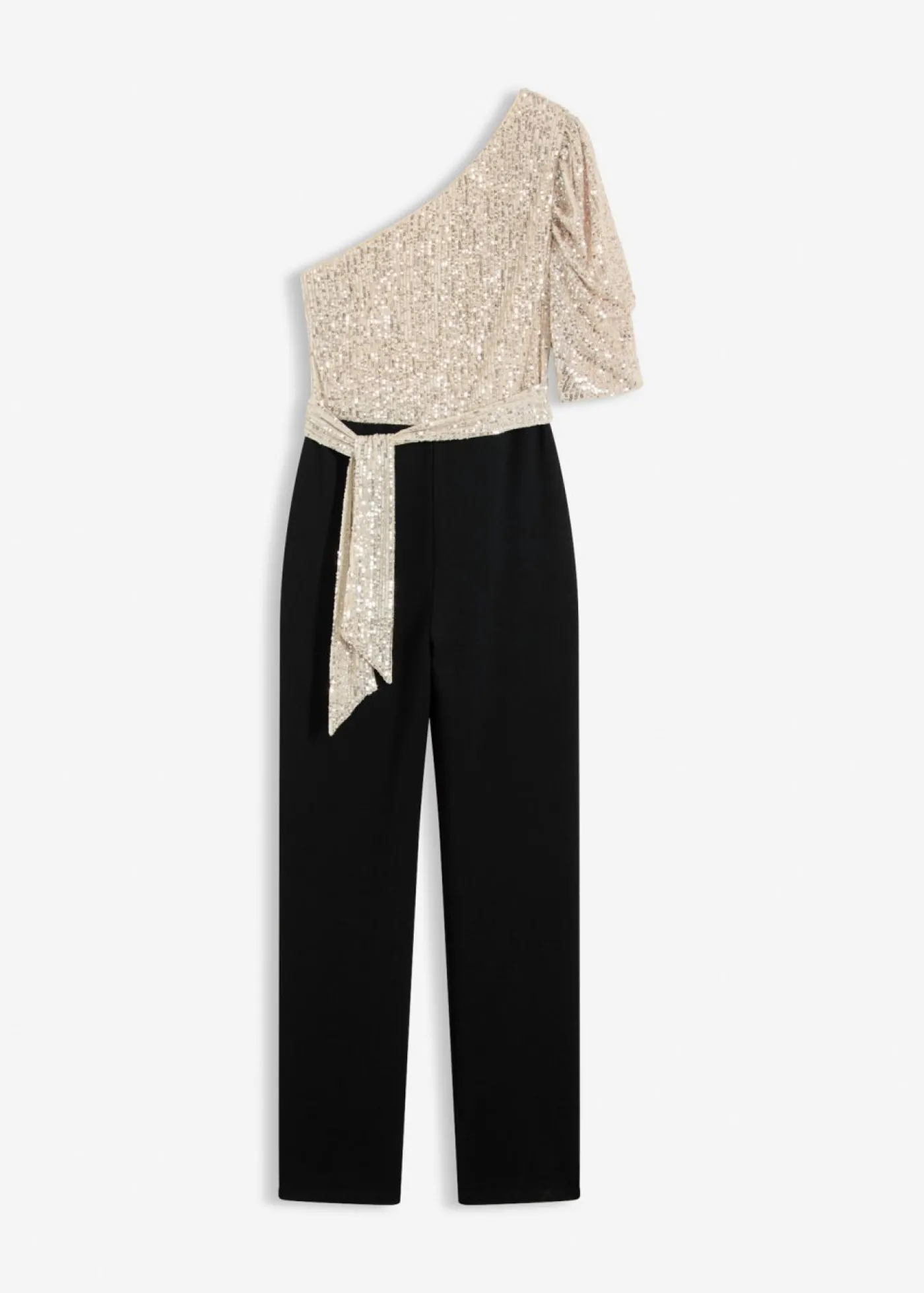 bonprix bonprix Mono con lentejuelas Negro-plata Discount