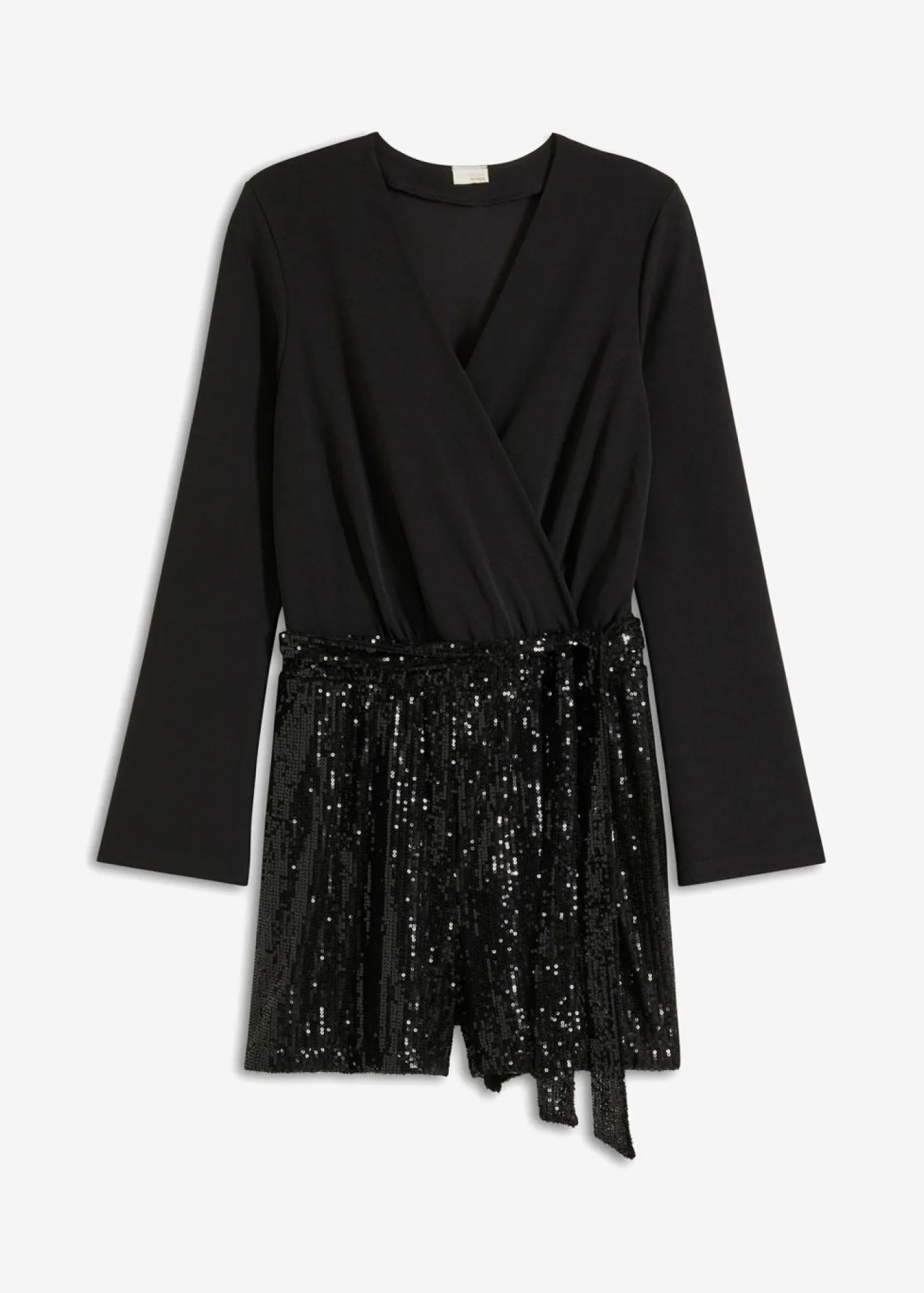 bonprix bonprix Mono con lentejuelas Negro New
