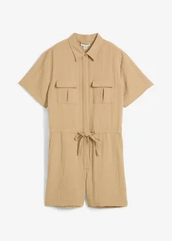 bonprix bonprix Mono de mezcla de viscosa fina Beige nuevo New