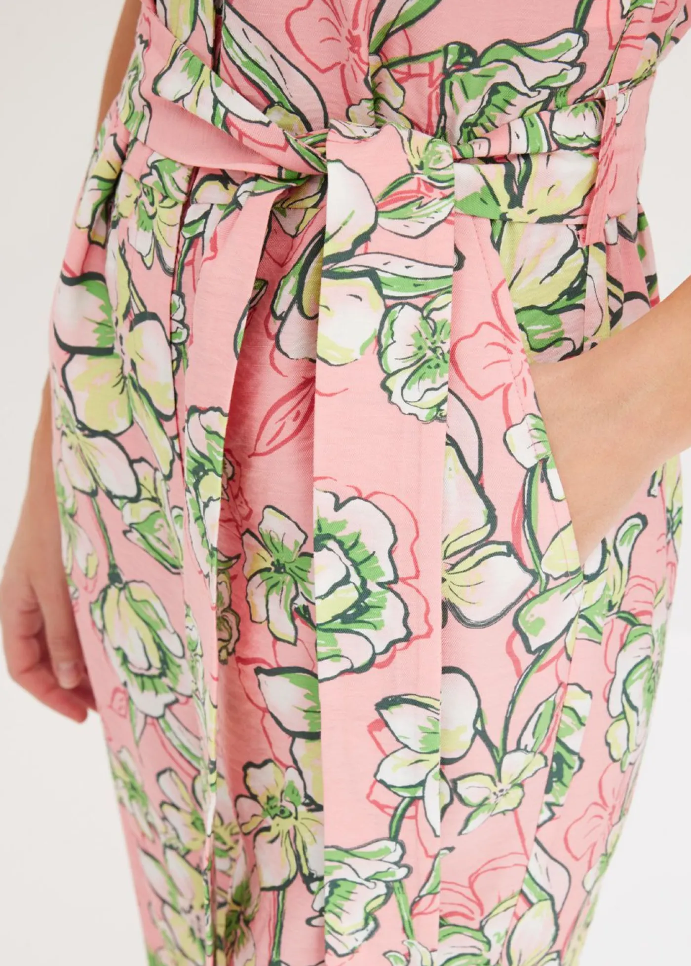 bonprix bonprix Mono de mezcla de viscosa fluida rosa pálido New