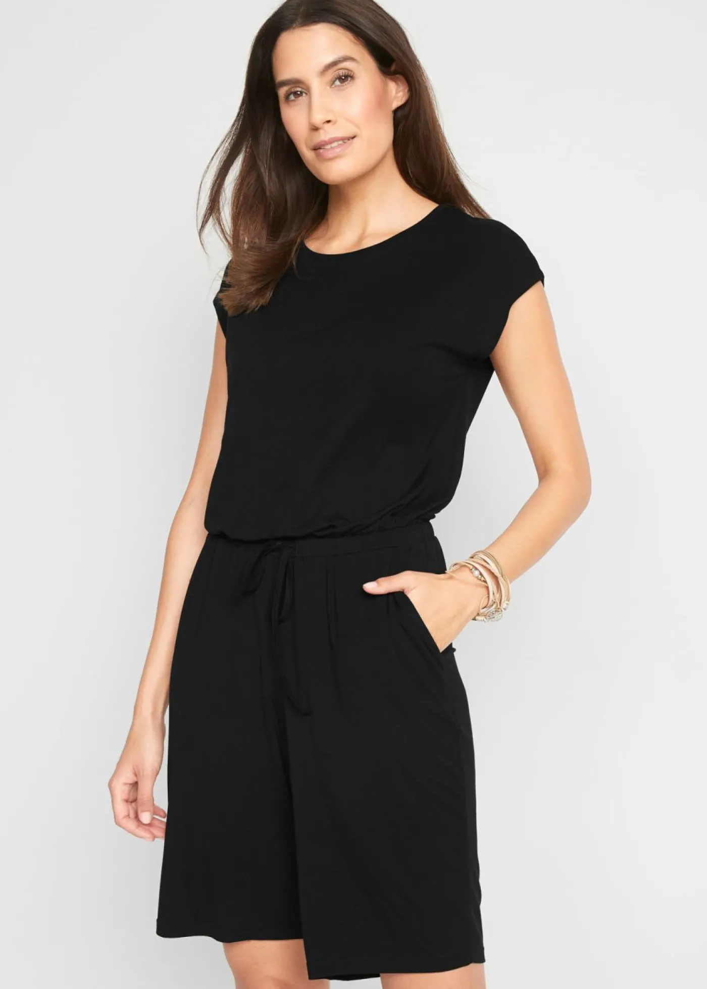 bonprix bonprix Mono de mezcla de viscosa suave Negro Best