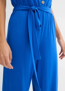 bonprix bonprix Mono de punto de mezcla de viscosa Azul ártico New