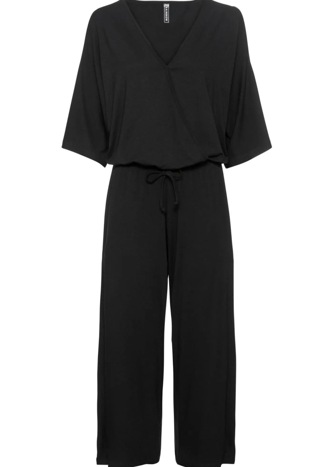 bonprix bonprix Mono de punto de viscosa fluida Negro Online