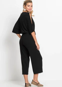 bonprix bonprix Mono de punto de viscosa fluida Negro Online