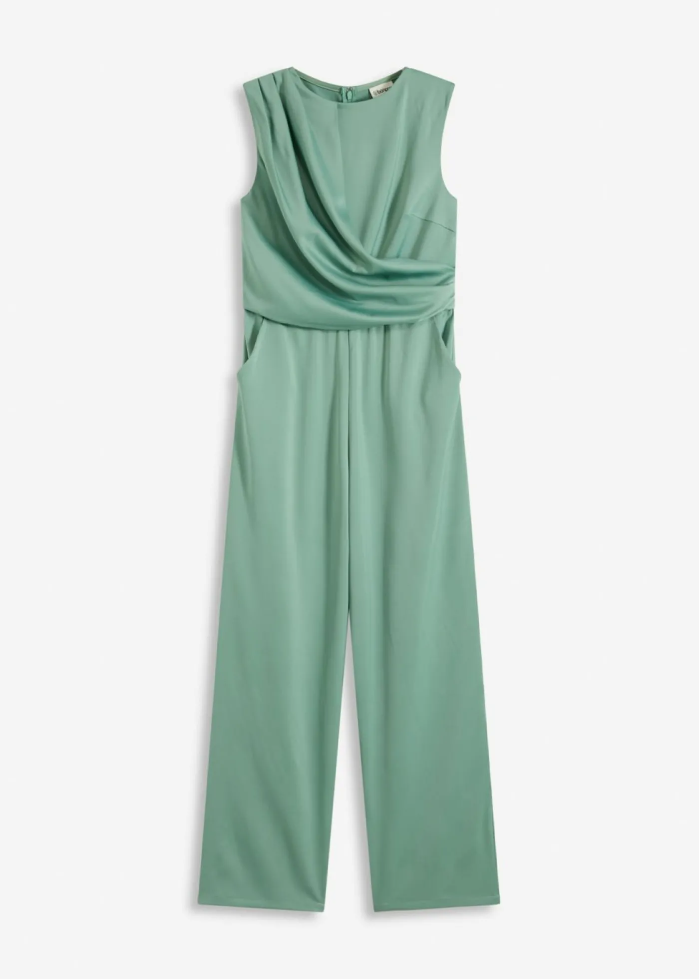 bonprix bonprix Mono de satén brillante Verde pastel Discount