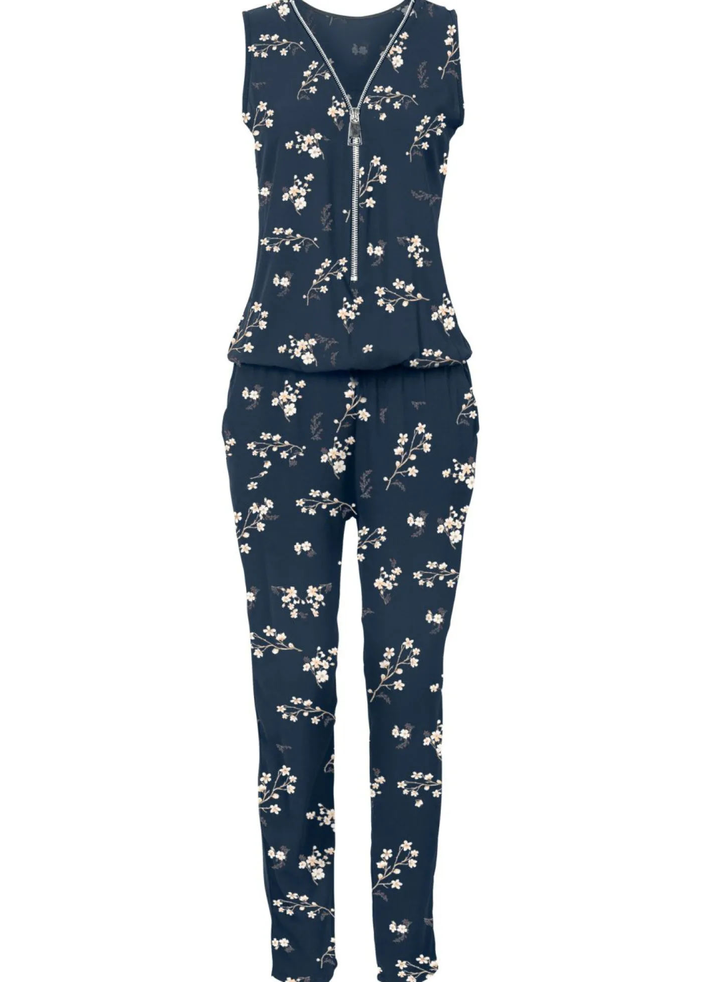 bonprix bonprix Mono sin mangas Azul oscuro estampado Hot