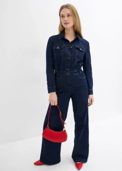 bonprix bonprix Mono vaquero Azul oscuro denim Online