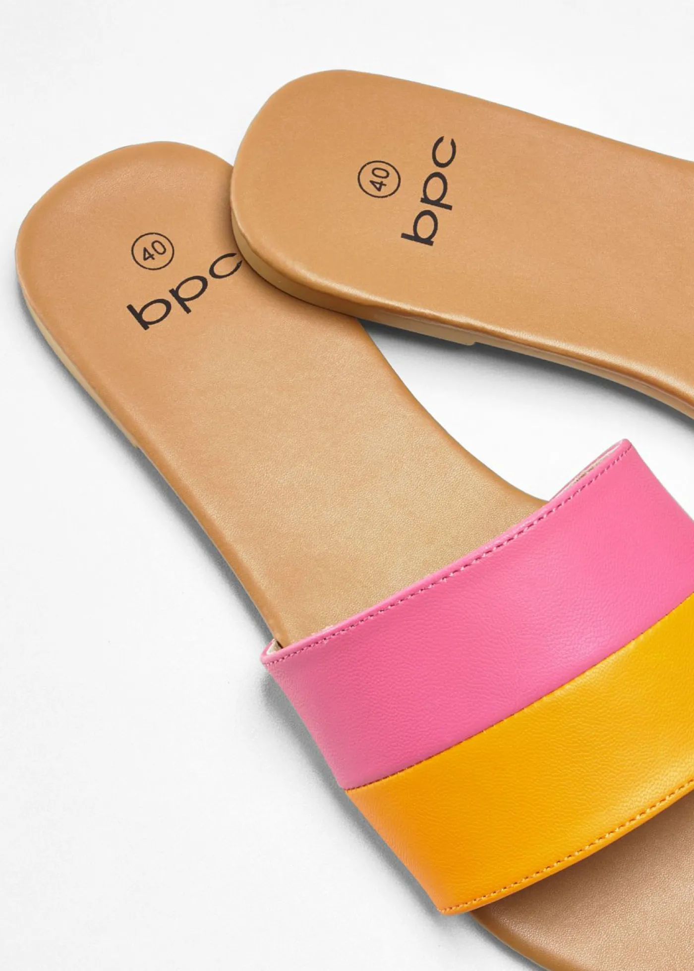 bonprix bonprix Mules naranja-rosa caliente Clearance
