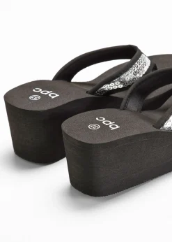 bonprix bonprix Mules de cuña Negro Online