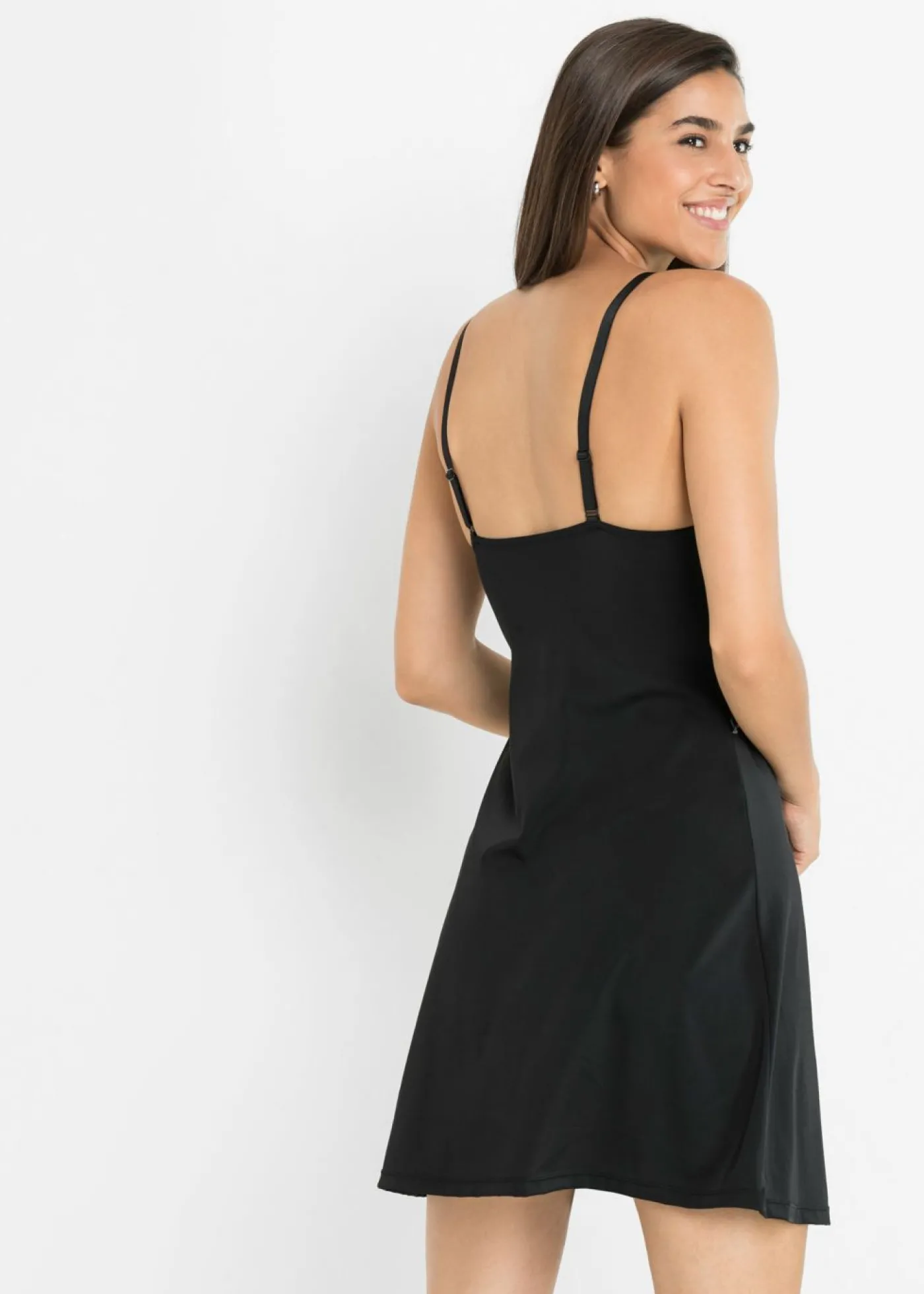bonprix bonprix Negligé negro-marrón claro Discount