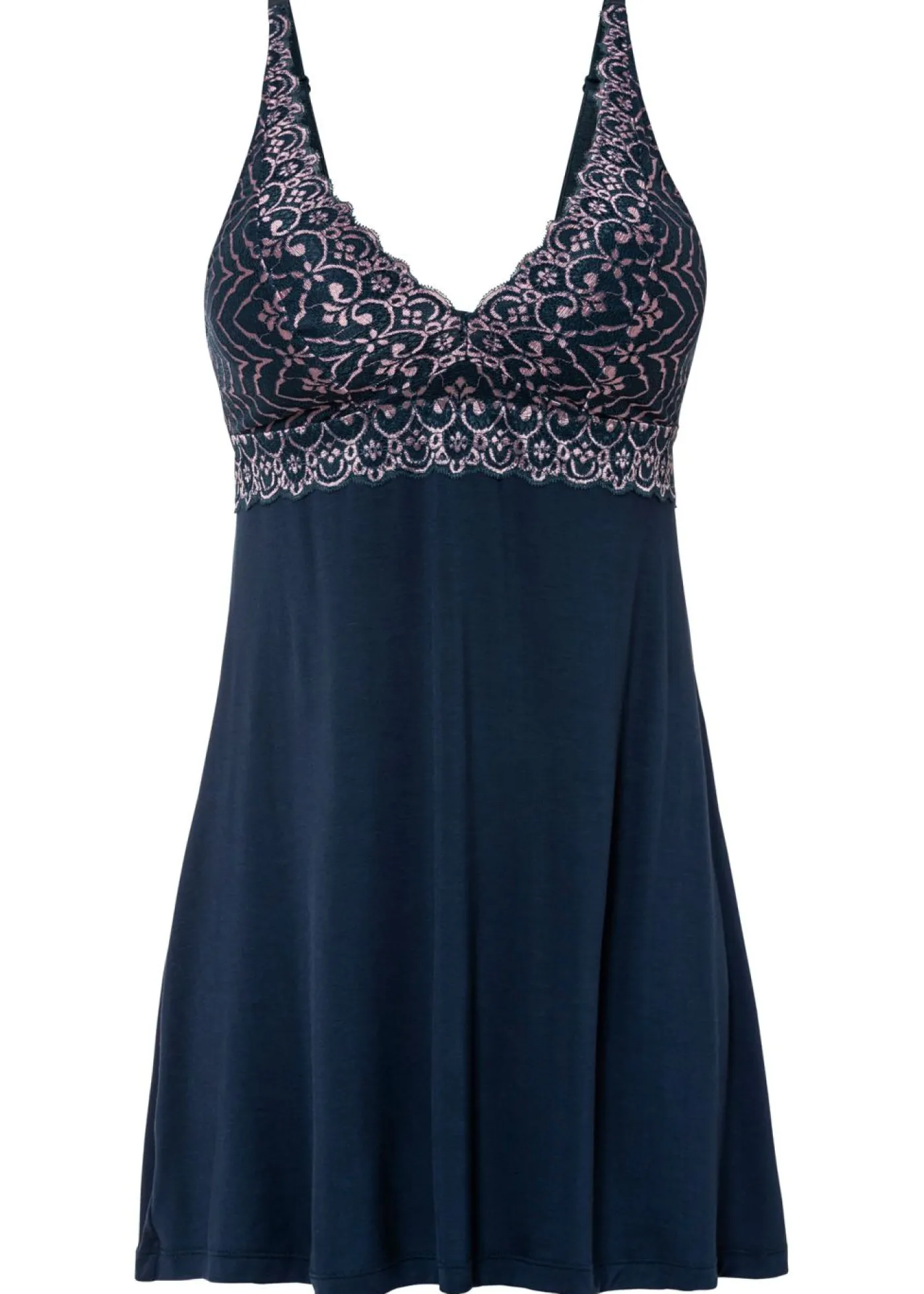 bonprix bonprix Negligé Azul oscuro-rosa Sale