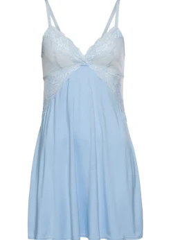 bonprix bonprix Negligé de viscosa azul pálido Online