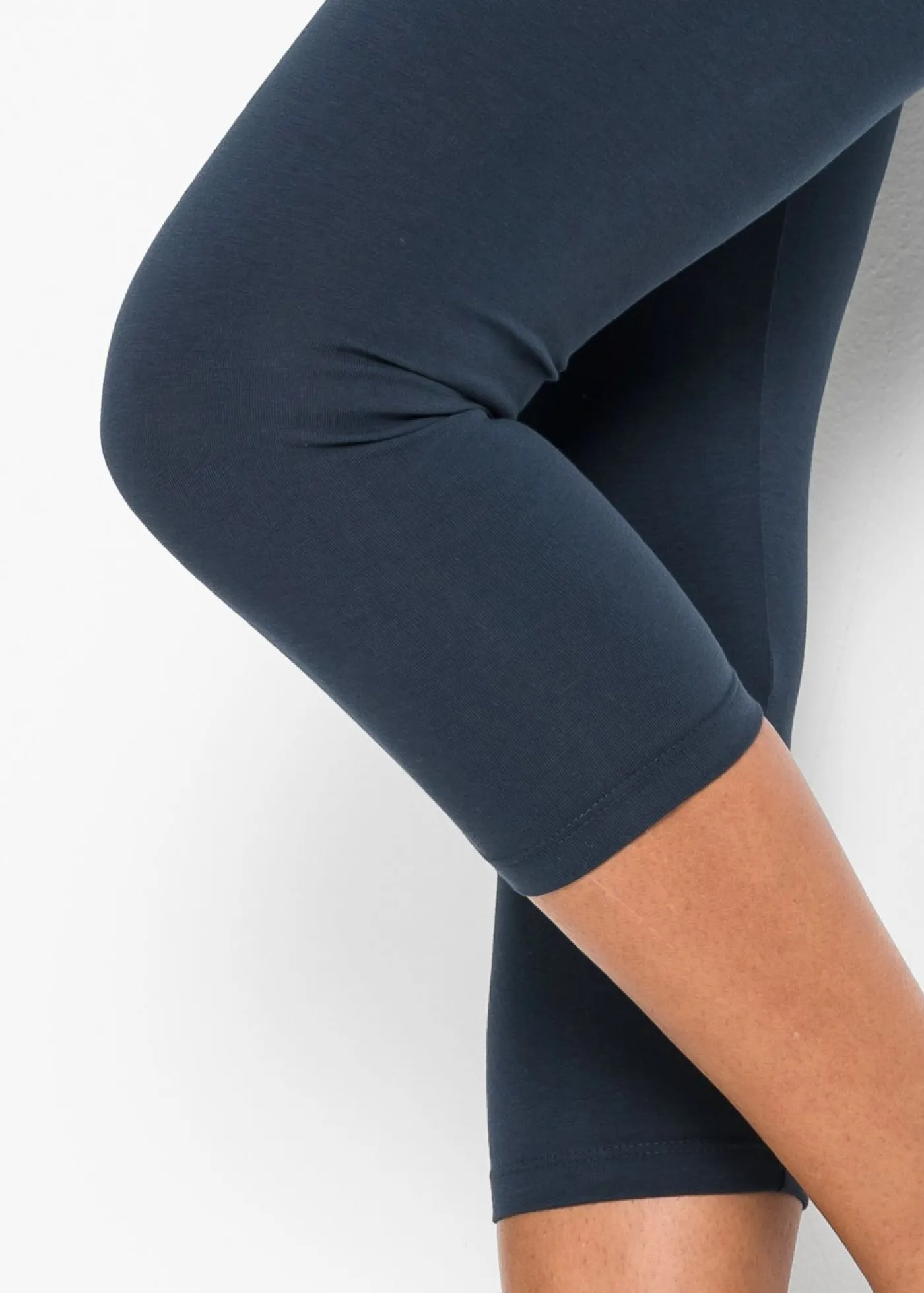 bonprix bonprix Pack de 2 leggings cropped azul marino-turquesa