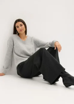 bonprix bonprix Pantalón antracita oscuro moteado Outlet