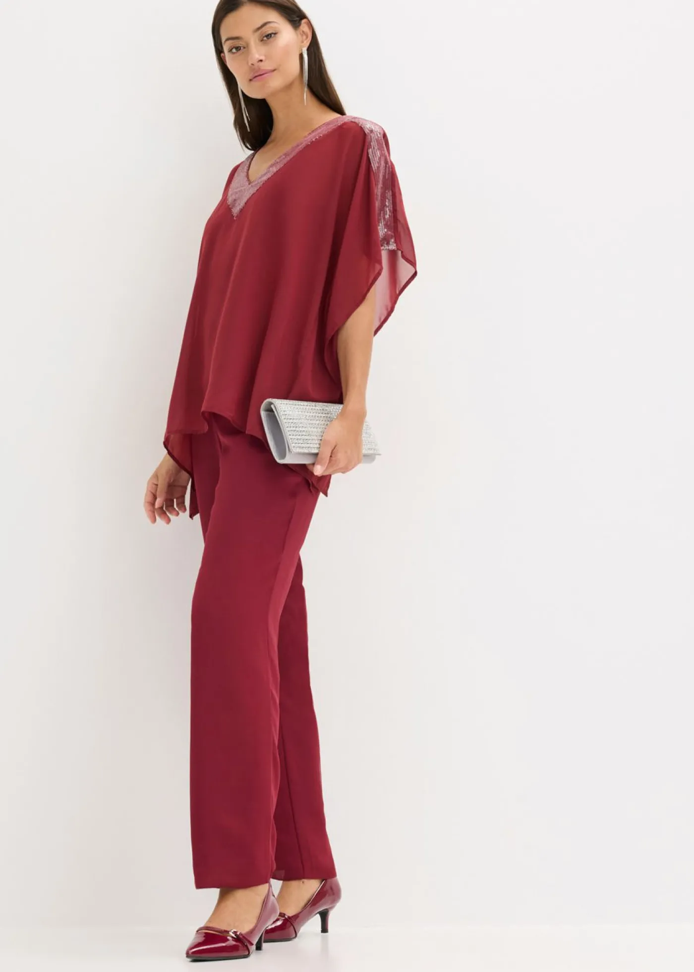 bonprix bonprix Pantalón Rojo rubí