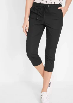 bonprix bonprix Pantalón 3/4 con cordón Negro New
