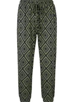 bonprix bonprix Pantalón 3/4 estampado musgo Best