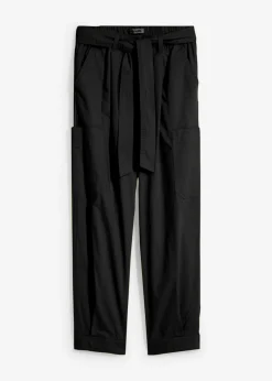 bonprix bonprix Pantalón acortado tipo cargo Negro Hot