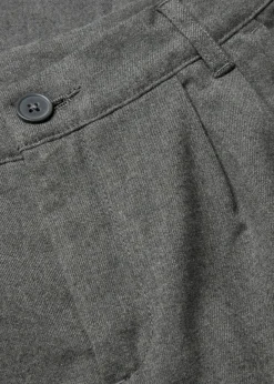bonprix bonprix Pantalón ancho de pliegues Gris jaspeado