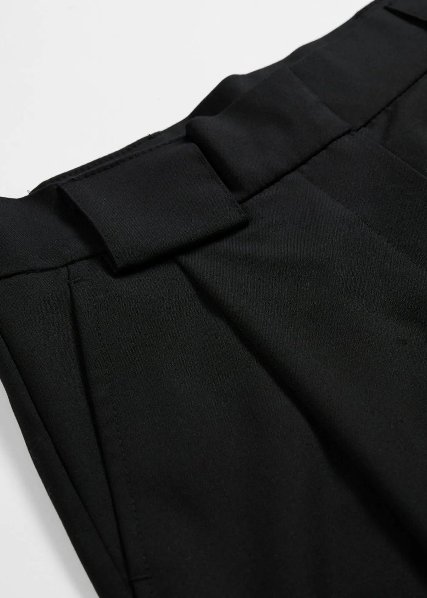 bonprix bonprix Pantalón barrel con cintura alta Negro Clearance