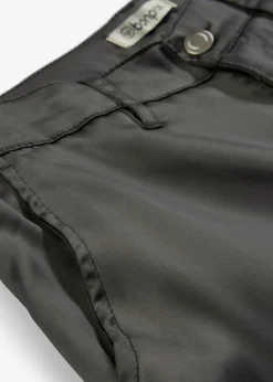 bonprix bonprix Pantalón barrel con satén fluido antracita Hot