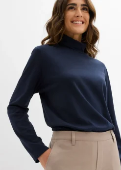 bonprix bonprix Pantalón chino de mezcla de viscosa Marrón grisáceo