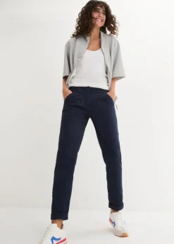bonprix bonprix Pantalón chino elástico Azul marino Online