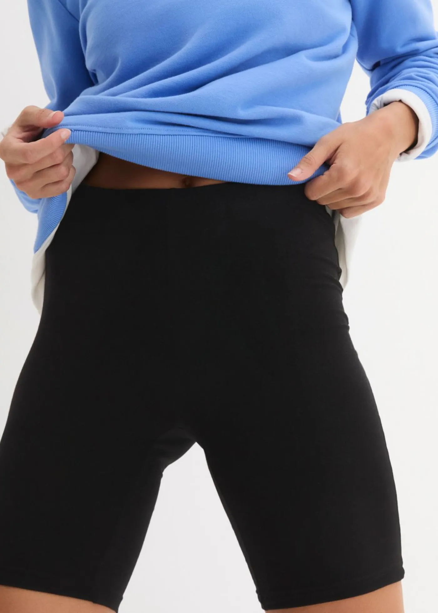 bonprix bonprix Pantalón ciclista (2 unidades) Negro Online