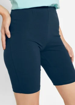 bonprix bonprix Pantalón ciclista (2 unidades) Azul marino-negro New