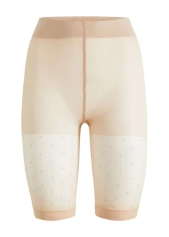 bonprix bonprix Pantalón ciclista "antirrozaduras" de 40 den de poliamida transpirable Beige