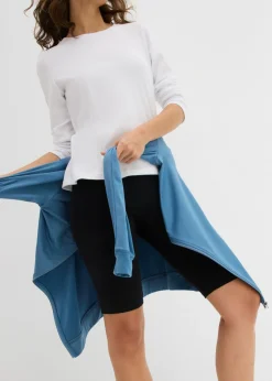 bonprix bonprix Pantalón ciclista largo (2 unidades) azul marino/cereza Clearance