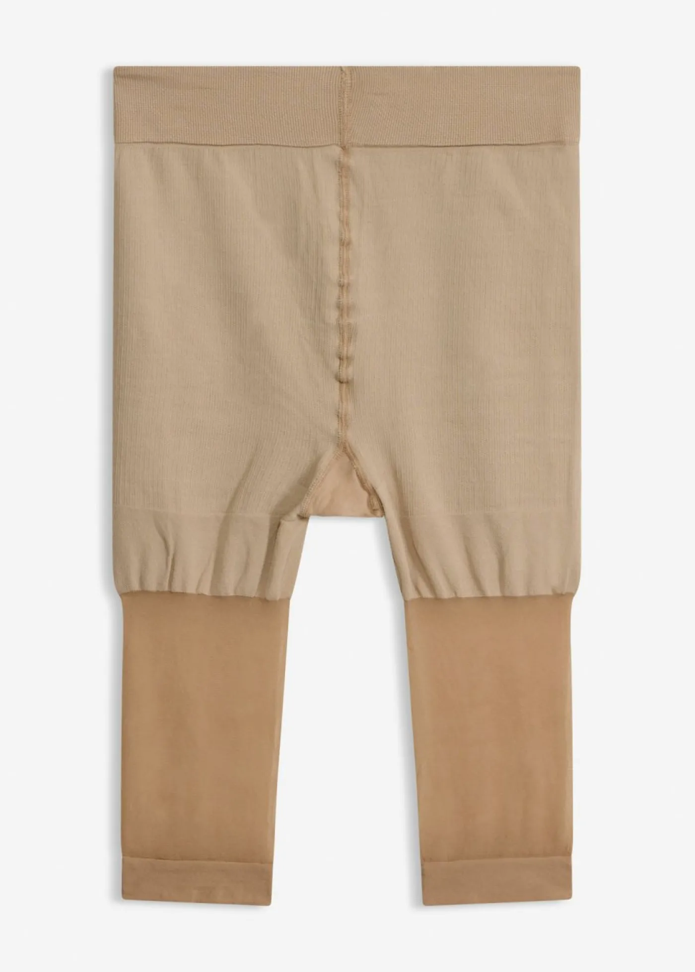 bonprix bonprix Pantalón ciclista moldeador antirrozaduras de 30 den Beige claro Online