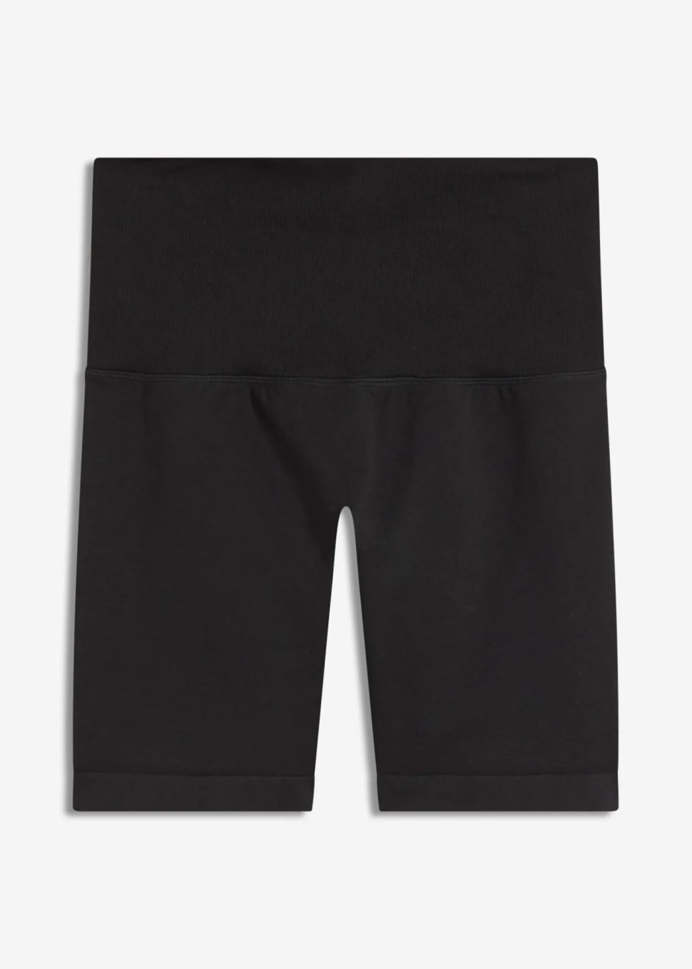 bonprix bonprix Pantalón ciclista sin costuras con fruncido Negro