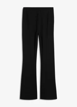 bonprix bonprix Pantalón cómodo de Punto di Roma Negro Online