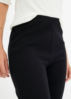 bonprix bonprix Pantalón cómodo de Punto di Roma Negro Online