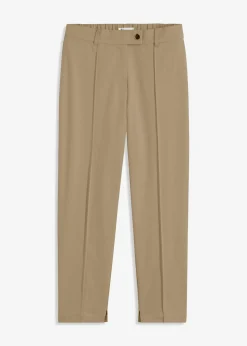 bonprix bonprix Pantalón con cintura cómoda Caqui nuevo Outlet