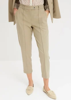 bonprix bonprix Pantalón con cintura cómoda Caqui nuevo Outlet