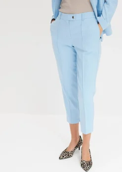 bonprix bonprix Pantalón con cintura cómoda Azul claro Sale