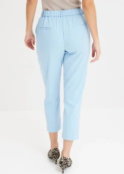 bonprix bonprix Pantalón con cintura cómoda Azul claro Sale
