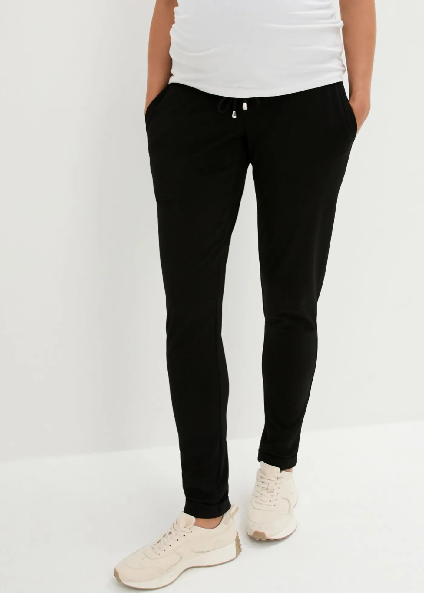 bonprix bonprix Pantalón con cintura elástica Negro Discount