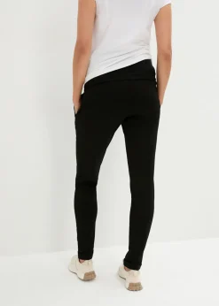 bonprix bonprix Pantalón con cintura elástica Negro Discount