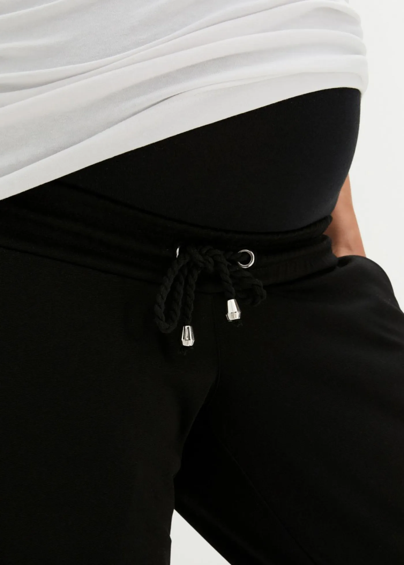 bonprix bonprix Pantalón con cintura elástica Negro Discount